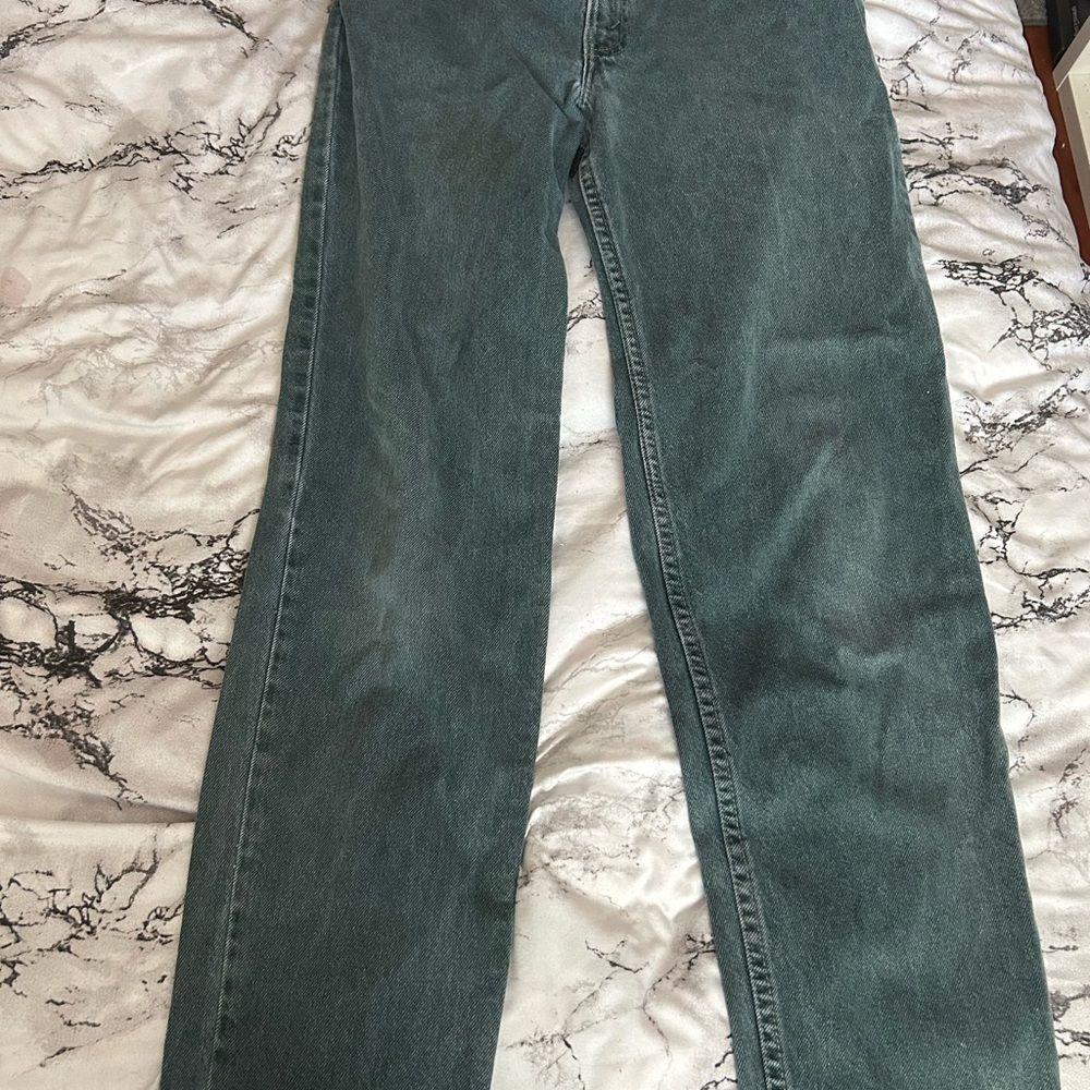 1980’S Green Denim Levi’s Jeans